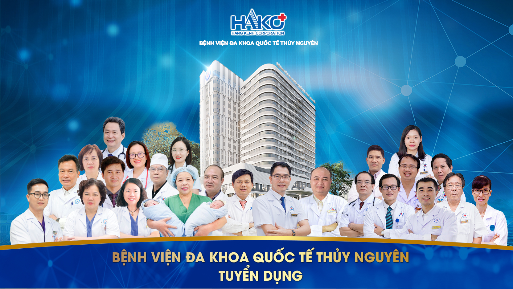 THÔNG BÁO CHÍNH THỨC TUYỂN DỤNG NHÂN LỰC CHO BỆNH VIỆN ĐA KHOA QUỐC TẾ THỦY NGUYÊN